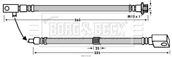 BORG & BECK Jarruletku BBH7648